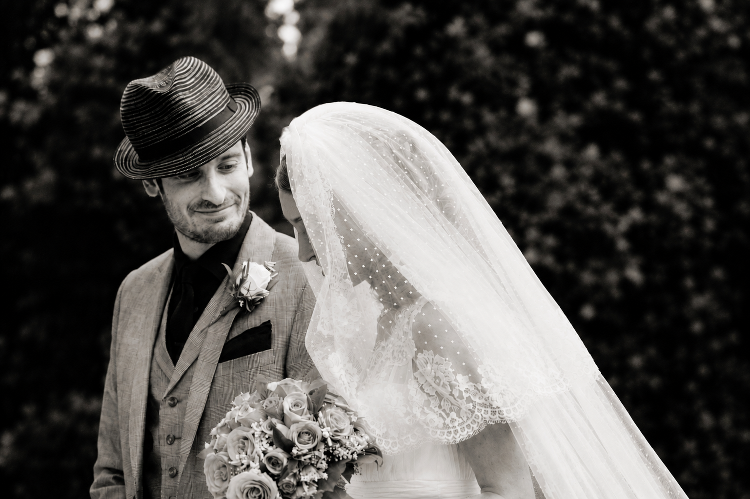 Wedding ceremony couple